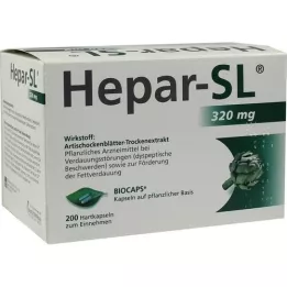 HEPAR-SL 320 mg kemény kapszulák, 200 db
