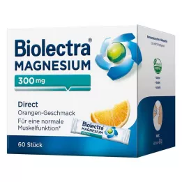 BIOLECTRA Magnézium 300 mg Direct Orange Sticks, 60 db