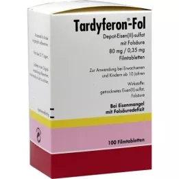TARDYFERON-fol depot -eisen (ii) -sul.fols.filmtab., 100 db