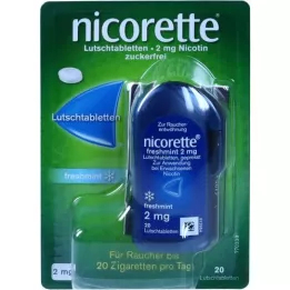 Nicorette Freshmint 2 mg karcsúcsoló tabletták, 20 db