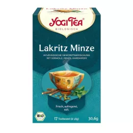 YOGI TEA Édesgyökér menta szerves szűrőtasak, 17x1,8 g