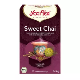 YOGI TEA Sweet Chai szerves szűrőtasak, 17x2,0 g