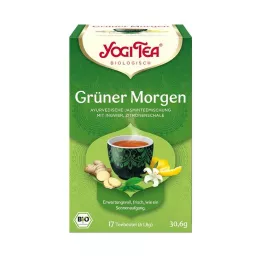 Yogi tea zöld reggel szerves, 17x1,8 g