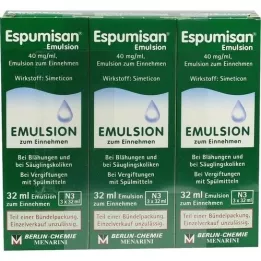 ESPUMISAN emulzió, 3x32 ml