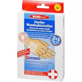 WUNDNAHTSTREIFEN 6,4x102 mm, 2X5 db
