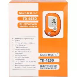 GLUCO TEST Plus 10 Set mg/dl, 1 db