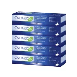 CALCIMED D3 600 mg/400 I.E. pezsgőtabletta, 100 db