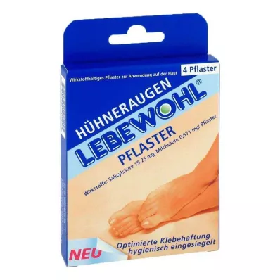 LEBEWOHL Kukorica vakolat normál, 4 db