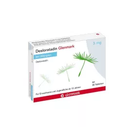 DESLORATADIN Glenmark 5 mg tabletta, 20 db