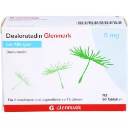 DESLORATADIN Glenmark 5 mg tabletta, 50 db