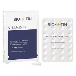 BIO-H-TIN H-vitamin 2,5 mg 4 hetes tabletta, 28 db