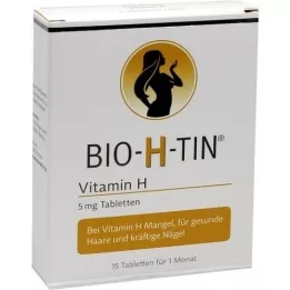 BIO-H-TIN H -vitamin 5 mg 1 hónapos tabletta, 15 db