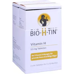 BIO-H-TIN H -vitamin 2,5 mg 2x12 hétig, 2x84 db