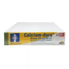 CALCIUM DURA Vit D3 pezsgő 600 mg/400 NE, 120 db
