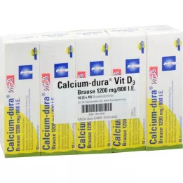 CALCIUM DURA Vit D3 brause 1200 mg/800, azaz 50 db