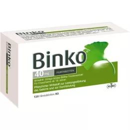 BINKO 40 mg film -bevonatú tabletták, 120 db