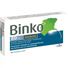 BINKO 80 mg film -bevonatú tabletta, 30 db