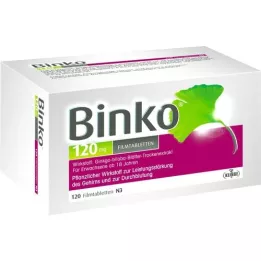 BINKO 120 mg film -bevonatú tabletta, 120 db