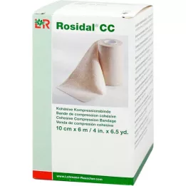 ROSIDAL CC összetartó kompressziós kötszer 10 cmx6 m, 1 db
