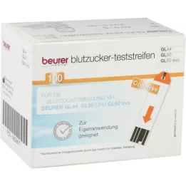 BEURER GL44/GL50 vércukorszint -tesztcsíkok, 100 db