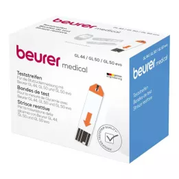 BEURER GL44/GL50 vércukor tesztcsíkok, 100 db