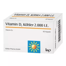 VITAMIN D3 KÖHLER 2000 NE kapszula, 60 db