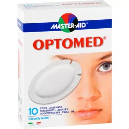 OPTOMED A szemek tömörítik a steril önállóan, 10 db