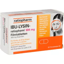 IBU-LYSINEratiopharm 684 mg filmtabletta, 50 db