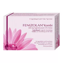 FENIZOLAN Combi 600 mg hüvelyi pete + 2% krém, 1 P