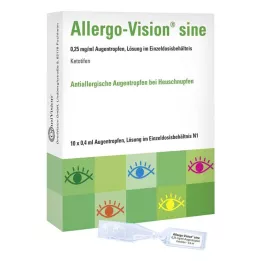 ALLERGO-VISION sine 0,25 mg/ml AT egyadagos tartályban, 10X0,4 ml