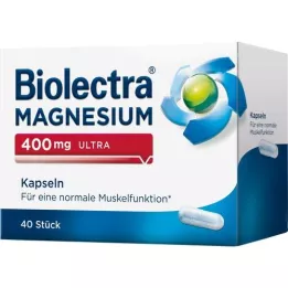 BIOLECTRA Magnézium 400 mg Ultra kapszulák, 40 db