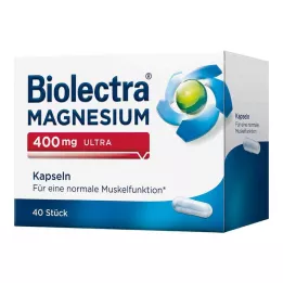 BIOLECTRA Magnézium 400 mg ultra kapszula, 40 db