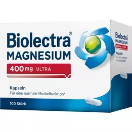 BIOLECTRA Magnézium 400 mg Ultra kapszulák, 100 db