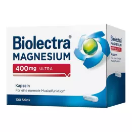 BIOLECTRA Magnézium 400 mg ultra kapszula, 100 db