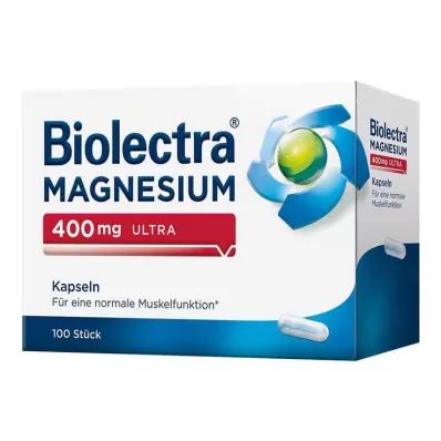 BIOLECTRA Magnézium 400 mg ultra kapszula, 100 db