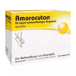AMOROCUTAN 50 mg/ml gyógyszeres körömlakk, 6 ml