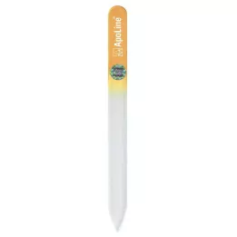 APOLINE Körömreszelő üveg 14 cm narancssárga, 1 db