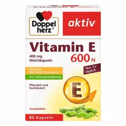 DOPPELHERZ E-vitamin 600 N lágy kapszula, 80 db