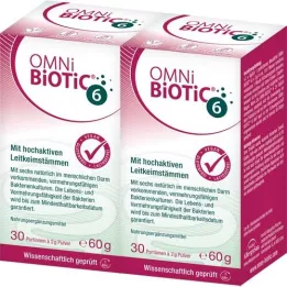 OMNI Biotikus 6 por kettős csomag, 2x60 g