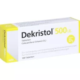 DEKRISTOL 500, azaz tabletták, 100 db