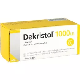 DEKRISTOL 1000, azaz tabletták, 100 db