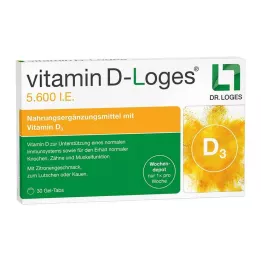 VITAMIN D-LOGES 5600 NE heti depo rágótabletta, 30 db