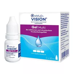 HYLO-VISION Gél több szemcsepp, 2X10 ml