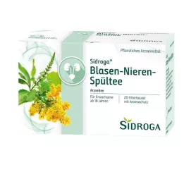 SIDROGA Hólyag-veseöblítő teafilter tasakok, 20X2,0 g