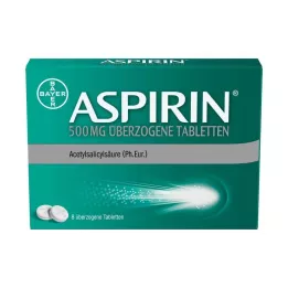 ASPIRIN 500 mg-os bevont tabletta, 8 db