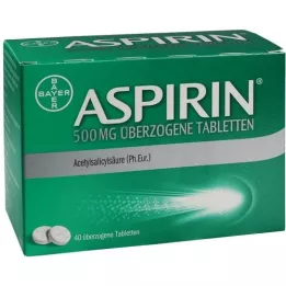 ASPIRIN 500 mg fedett tabletta, 40 db
