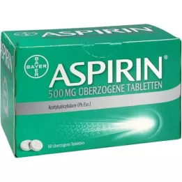 ASPIRIN 500 mg fedett tabletta, 80 db