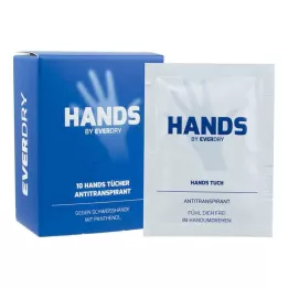 Everdry Antiperspirant ruhák a kezekhez, 10 db