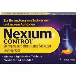 Nexium vezérlés 20 mg, 7 db