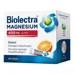 BIOLECTRA Magnézium 400 mg ultra Direct Orange, 40 db